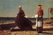 Winslow Homer Wang parent return Spain oil painting artist